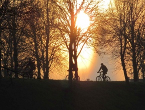 Fietsers zijn gelukkiger Fietsers zijn gelukkiger