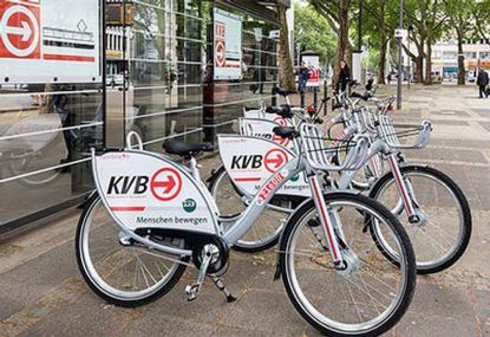 Deelfietsen groot succes in Keulen Deelfietsen groot succes in Keulen