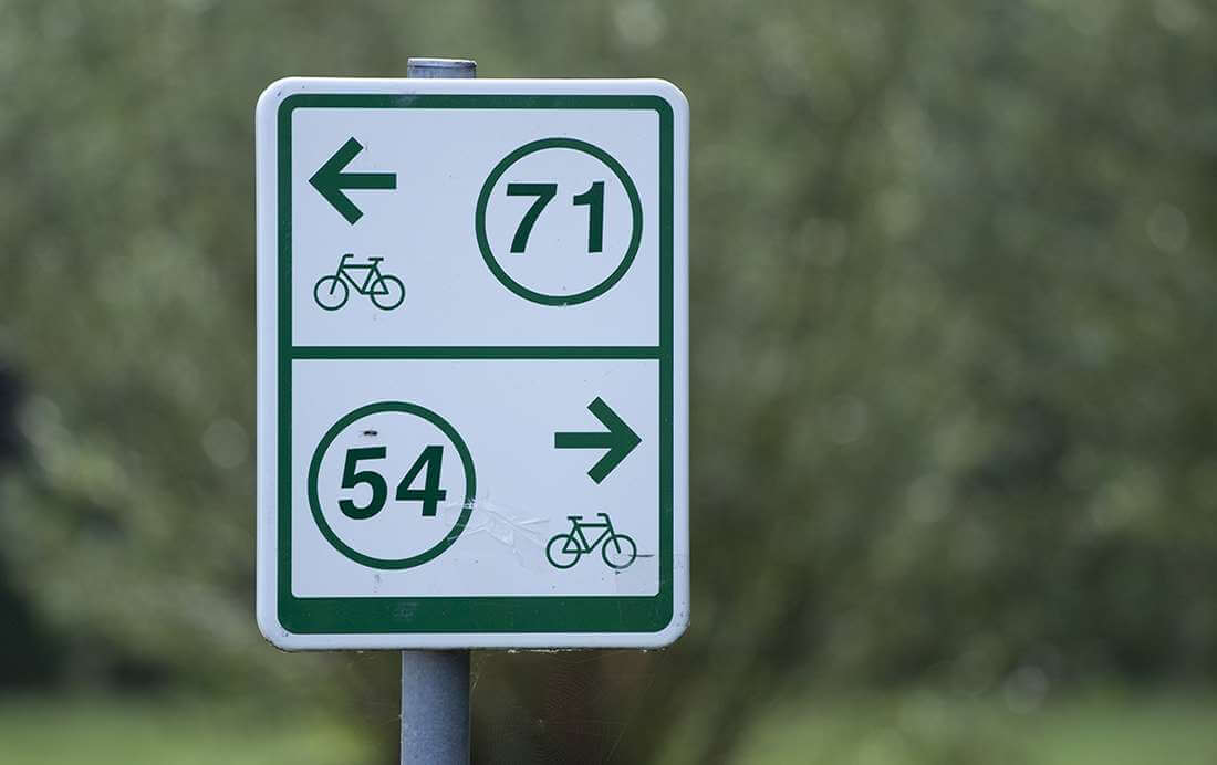 Een fietsroute plannen via fietsknooppunten Een fietsroute plannen via fietsknooppunten