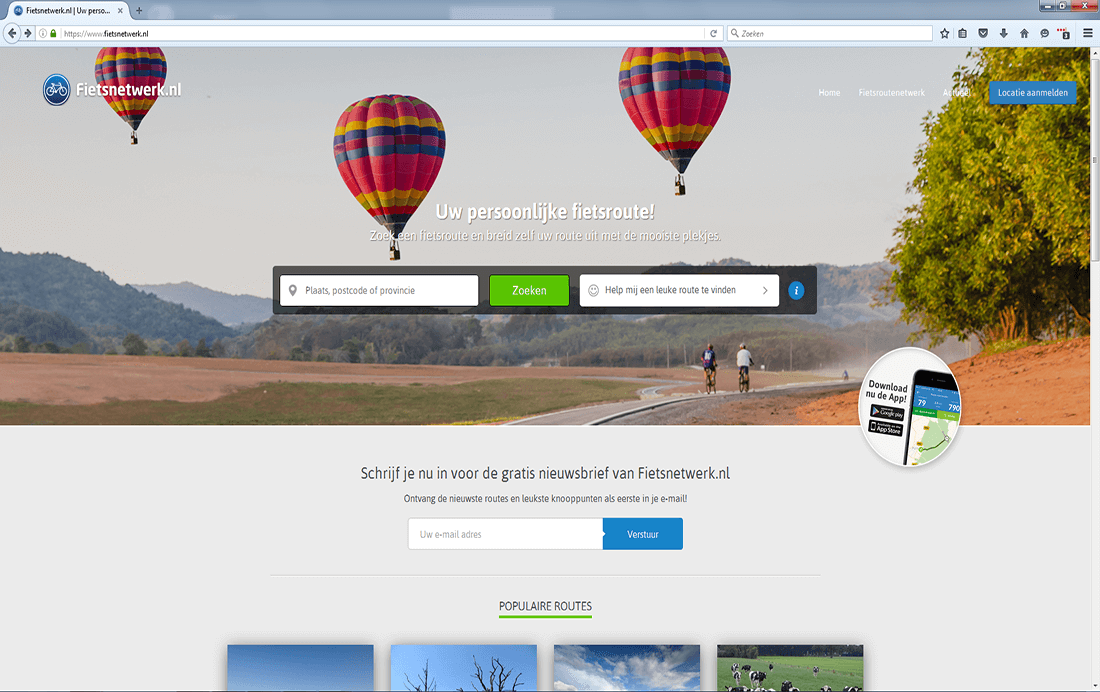 Website van Fietsnetwerk vernieuwd! Website van Fietsnetwerk vernieuwd!
